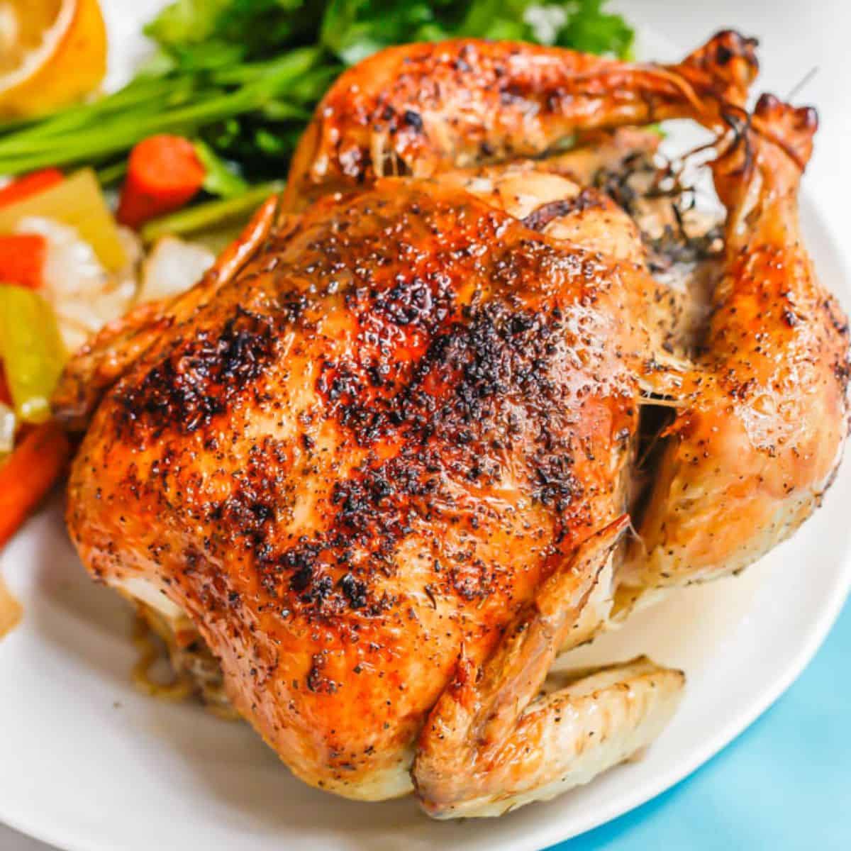 Easy Roasted Whole Chicken: Crispy Skin, Juicy Meat Every Time